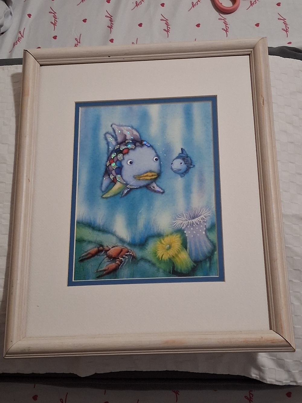 Blue Fish Underwater Art Print - Framed Wall Decor